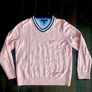 Tommy Hilfiger Size Large Pink Sweater